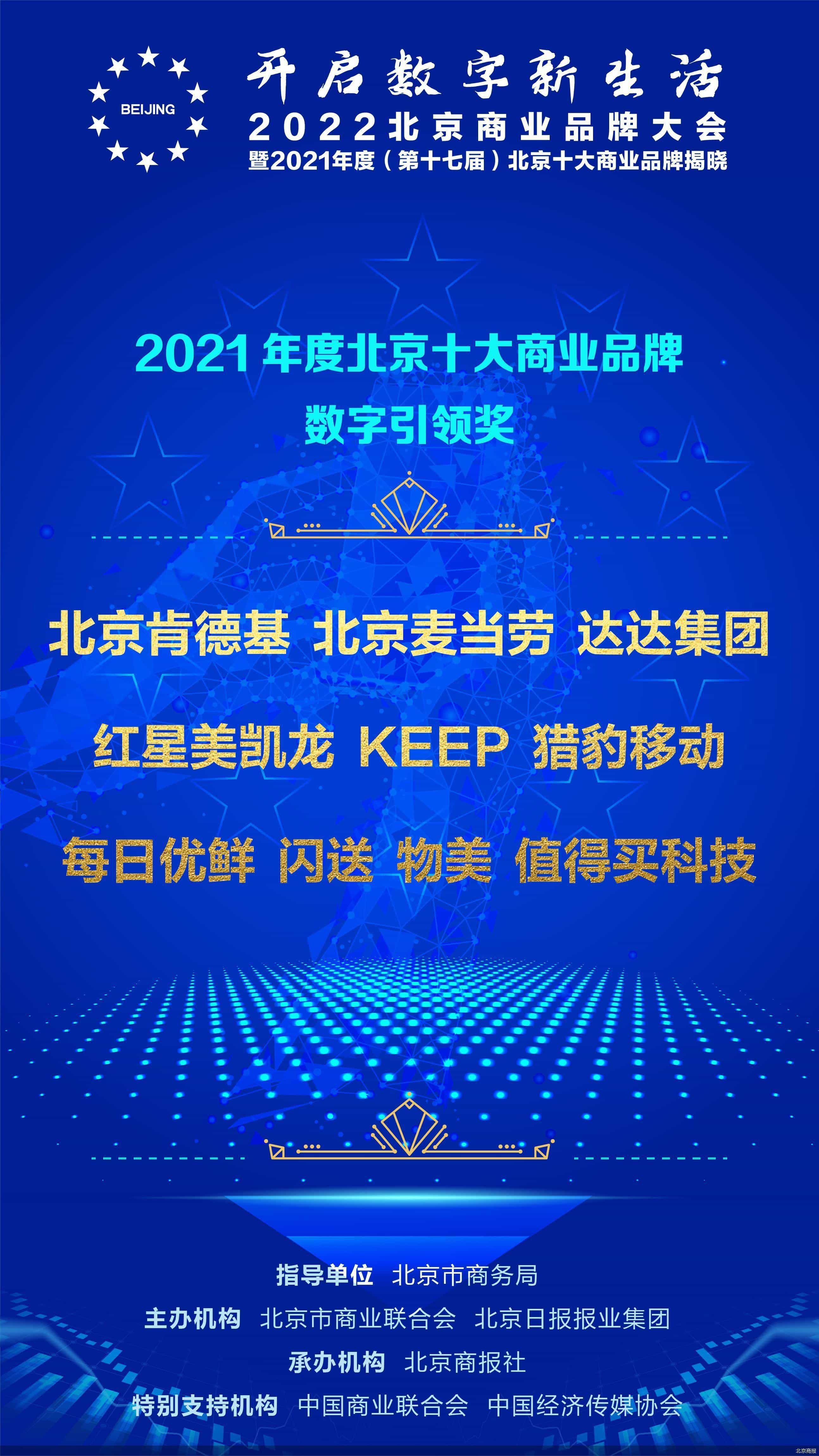 10家企业入选“2021年度北京十大商业品牌数字引领奖”,看看都是哪些企业 第1张 10家企业入选“2021年度北京十大商业品牌数字引领奖”,看看都是哪些企业 第1张