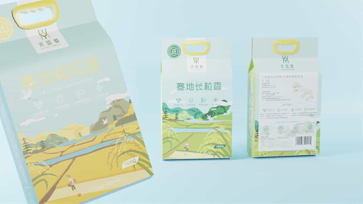 两组不同的大米包装pk!国潮占优or现代创意更胜一筹_15图 第6张 两组不同的大米包装pk!国潮占优or现代创意更胜一筹_15图 第6张