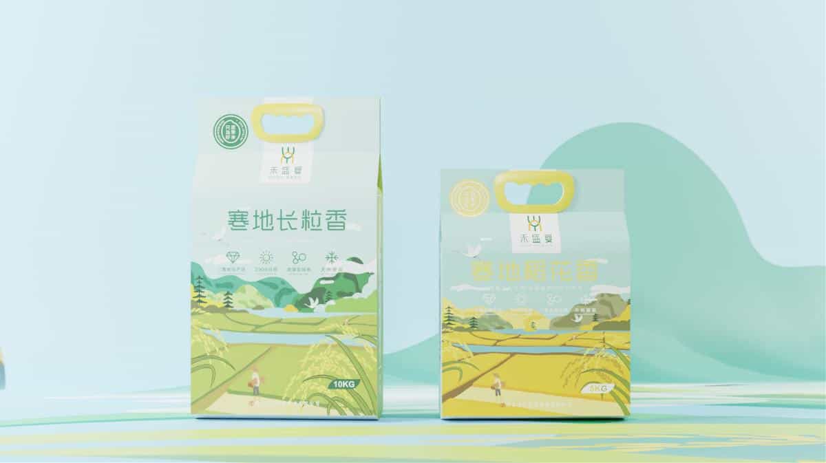 两组不同的大米包装pk!国潮占优or现代创意更胜一筹_15图 第7张 两组不同的大米包装pk!国潮占优or现代创意更胜一筹_15图 第7张
