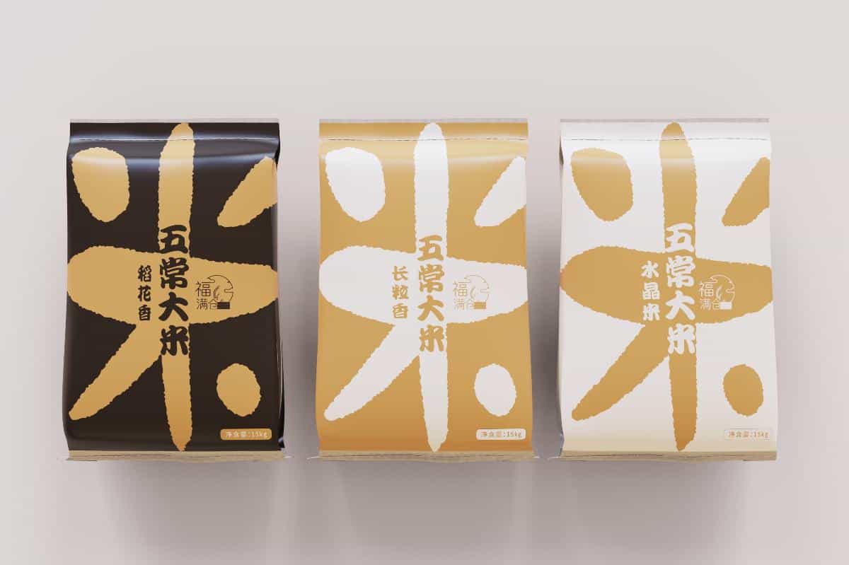 两组不同的大米包装pk!国潮占优or现代创意更胜一筹_15图 第10张 两组不同的大米包装pk!国潮占优or现代创意更胜一筹_15图 第10张
