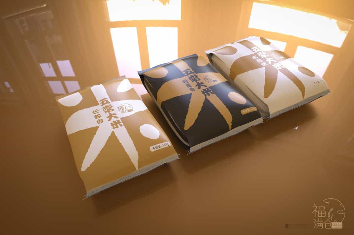 两组不同的大米包装pk!国潮占优or现代创意更胜一筹_15图 第13张 两组不同的大米包装pk!国潮占优or现代创意更胜一筹_15图 第13张