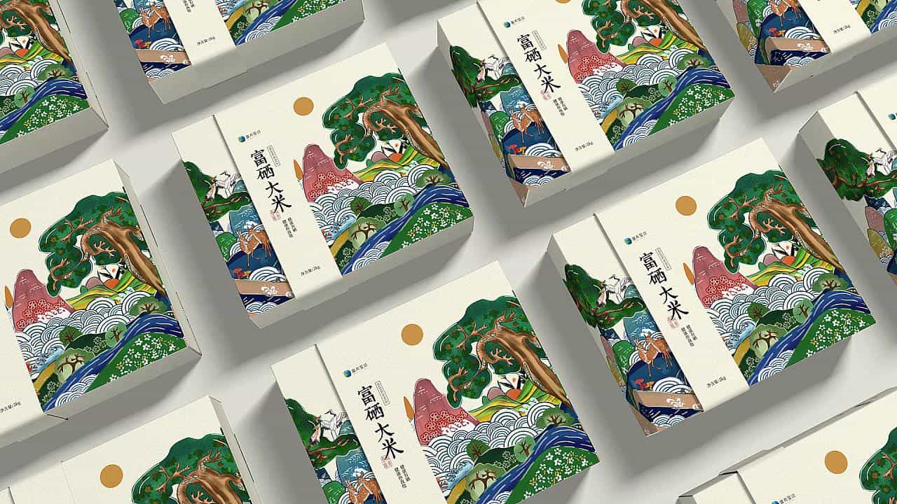 国风正当时大米品类新国潮创意包装33图 第10张 国风正当时大米品类新国潮创意包装33图 第10张