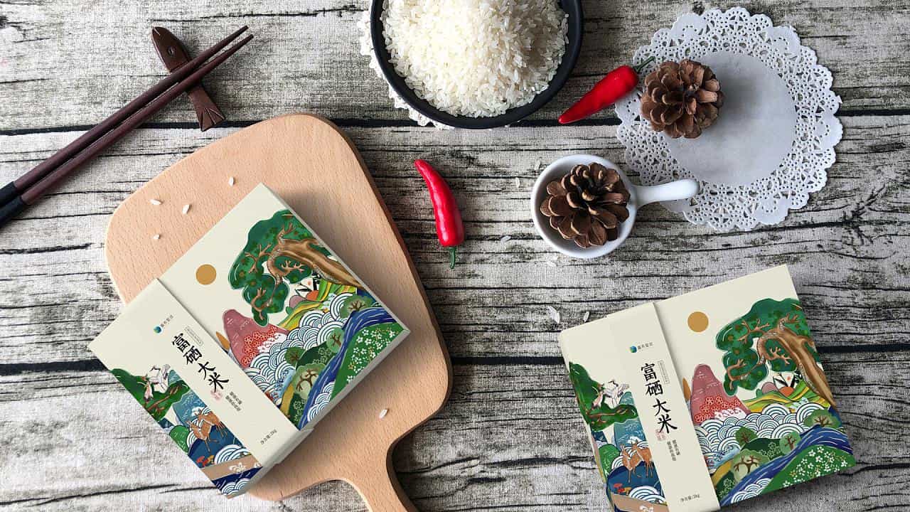 国风正当时大米品类新国潮创意包装33图 第13张 国风正当时大米品类新国潮创意包装33图 第13张