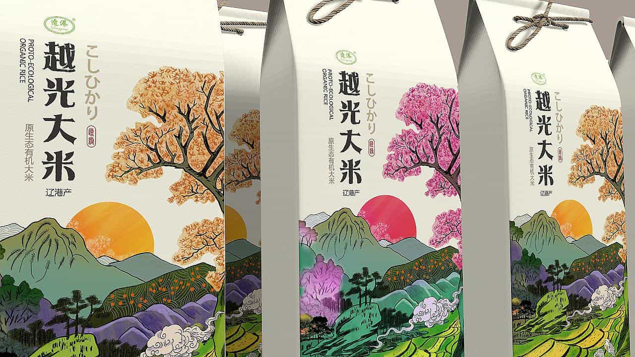 国风正当时大米品类新国潮创意包装33图 第26张 国风正当时大米品类新国潮创意包装33图 第26张