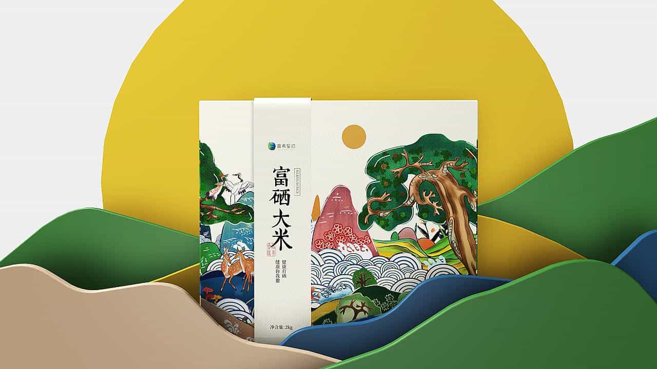 国风正当时大米品类新国潮创意包装33图 第12张 国风正当时大米品类新国潮创意包装33图 第12张