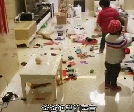 不敢生二胎之“拆家”系列:只要宝宝够努力,迟早家徒四壁 第1张 不敢生二胎之“拆家”系列:只要宝宝够努力,迟早家徒四壁 第1张
